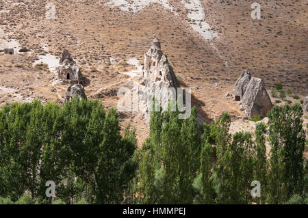 Fairy chimneys in Cappadocia, Turkey Stock Photo