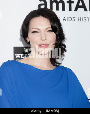 Laura Prepon arrives at the amfAR Inspiration Gala on December 12, 2013 in Hollywood, California. Photo by Francis Specker Stock Photo