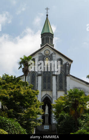 Oura Church in Nagasaki, Japan. It is listed on Tentative list of World Heritage Sites. Stock Photo