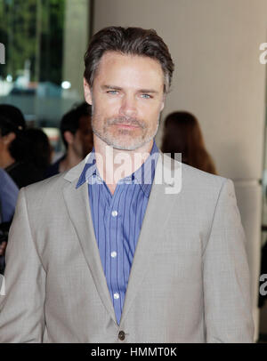 Dylan Neal arrives for the Hallmark Channel and Hallmark Movie Channel presentation at the 2013 Summer TV Critics Press Tour on July 24, 2013 in Beverly Hills, California. Photo by Francis Specker Stock Photo