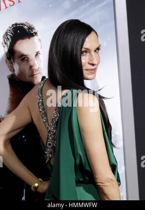 Famke Janssen arrives at the premiere of the film 'Hansel & Gretel: Witch Hunters' on January 24, 2013, in Hollywood, California. Photo by Francis Specker Stock Photo