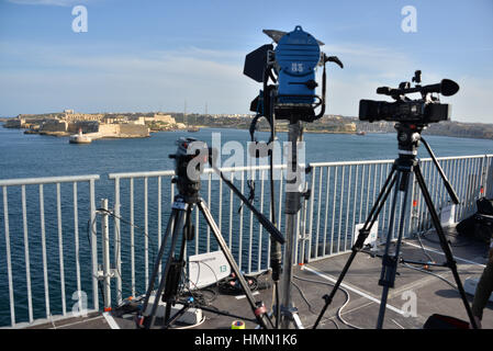 Valletta, Malta. 3rd February, 2017. Credit: Kendall Gilbert/Alamy Live News Stock Photo