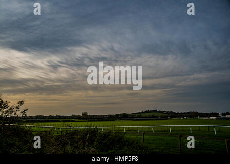 racecourse stratford upon avon Stock Photo