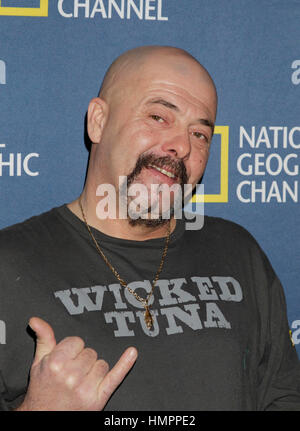 Dave Marciano of 'Wicked Tuna' arrives for the National Geographic Channel TCA Party on January 3, 2013, in Pasadena, California.Photo by Francis Specker Stock Photo