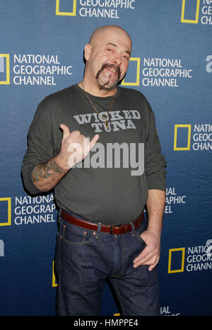 Dave Marciano of 'Wicked Tuna' arrives for the National Geographic Channel TCA Party on January 3, 2013, in Pasadena, California.Photo by Francis Specker Stock Photo