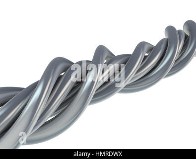 Aluminium abstract wire background Stock Photo