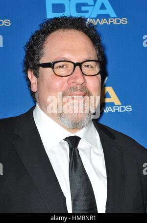 Beverly Hills, USA, 4th Feb, 2017. Jon Favreau seen arriving at the 69th Annual Directors Guild of America (DGA) Awards held at The Beverly Hilton Hotel in Beverly Hills, California. Credit: Elizabeth Goodenough/Everett Collection/Alamy Live News Stock Photo