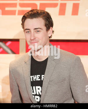 Houston, USA. 03rd Feb, 2017. Ryan Blaney attends ESPN: The Party 2017 on February 3, 2017 in Houston, Texas. Credit: The Photo Access/Alamy Live News Stock Photo