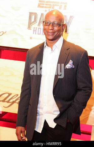 Houston, USA. 03rd Feb, 2017. Eric Dickerson attends ESPN: The Party 2017 on February 3, 2017 in Houston, Texas. Credit: The Photo Access/Alamy Live News Stock Photo