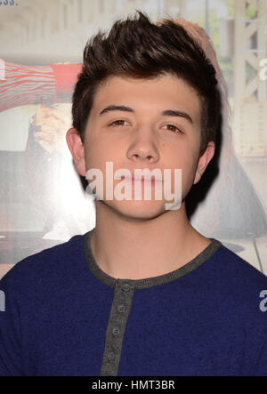 February 10, 2015 - Burbank, California, United States - 10 February 2015 - Burbank, Ca - Bradley Steven Perry. Arrivals for Disney Channel's ''Bad Hair Day'' screening event held at Walt Disney Studios. Photo Credit: Birdie Thompson/AdMedia (Credit Image: © Birdie Thompson/AdMedia via ZUMA Wire) Stock Photo