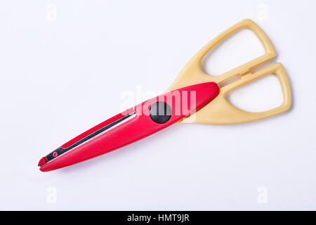 Colorful scissors isolated. Stock Photo