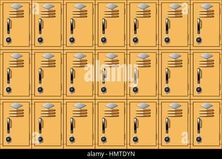 boxes at the supermarket Stock Vector