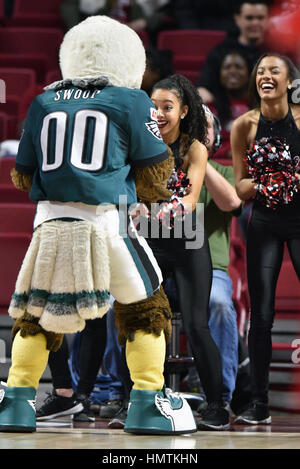 The Philadelphia Eagles mascot Swoop performs during the flag football  event at the NFL Pro Bowl, Sunday, Feb. 5, 2023, in Las Vegas. (AP  Photo/John Locher Stock Photo - Alamy