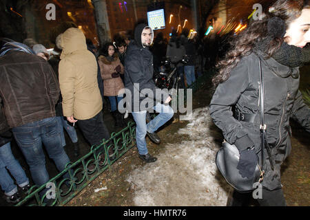 Romania. 5th Feb, 2017. Over 300,000 people rallied against the proposal by the government to ease anti-graft legislation. Recently the ruling Social Democratic Party (PSD) party has proposed legislation which would result in the pardoning of numerous government officials escaping prosecution for corruption including the head of the ruling party Liviu Dragnea. Credit: Willem Arriens/Alamy Live News Stock Photo