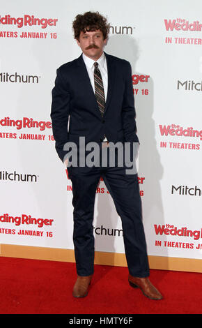 Hollywood, CA, USA. 4th Feb, 2017. 6 January 2015 - Hollywood, California - Dan Gill. ''The Wedding Ringer'' Los Angeles Premiere held at the TCL Chinese Theater. Photo Credit: Theresa Bouche/AdMedia Credit: Theresa Bouche/AdMedia/ZUMA Wire/Alamy Live News Stock Photo