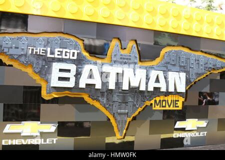 Los Angeles, California, USA. 4th Feb, 2017. Atmosphere at arrivals for THE LEGO BATMAN MOVIE Premiere, Regency Westwood Village Theatre, Los Angeles, CA February 4, 2017. Credit: Priscilla Grant/Everett Collection/Alamy Live News Stock Photo