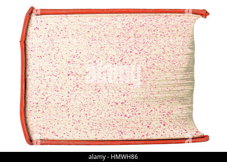 red book isolated on white Stock Photo
