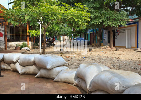 After the rainy season in Taganga, Colombia Stock Photo