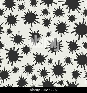 Ink stains pattern. Stock Vector