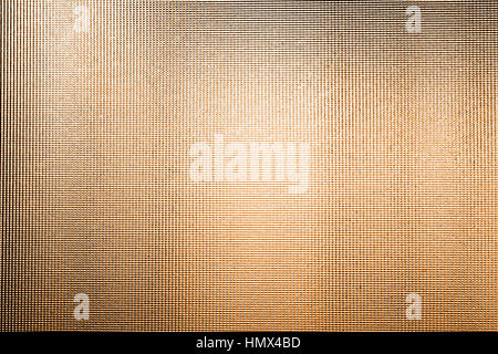 Dotted textured transparent glass copper orange color Stock Photo