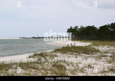 Pensacola Bay and the Beach at NAS Pensacola Stock Photo