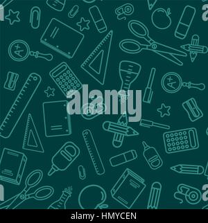 Seamless school  background Stock Vector