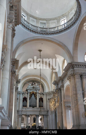Church of San Giorgio Maggiore interior in Venice, Giudecca island, Italy. Stock Photo