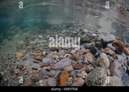 Anton River in the Anton Valley in the border between Cocle and Panama province. Stock Photo