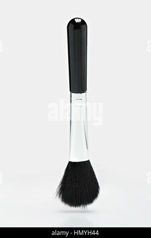 one new cosmetic brush for face isolated on white Stock Photo