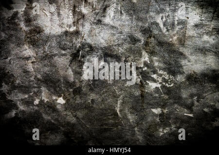 Rough concrete texture with dirty gunge stain Stock Photo