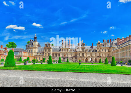 FONTAINEBLEAU, FRANCE - JULY 09, 2016 : Fontainebleau Palace Interiors. The Throne  Room. Chateau Was One Of The Main Palaces Of French Kings. Stock Photo,  Picture and Royalty Free Image. Image 71112515.