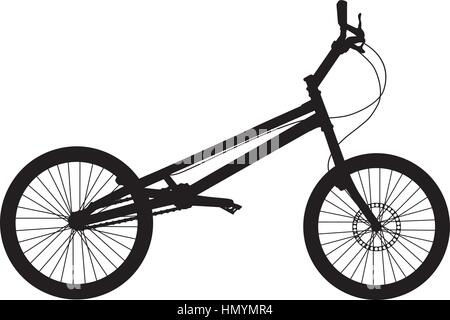 Bike vector silhouette Stock Vector