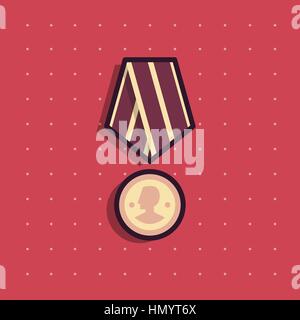 Icon of public commemorative award medal Stock Vector Image & Art - Alamy