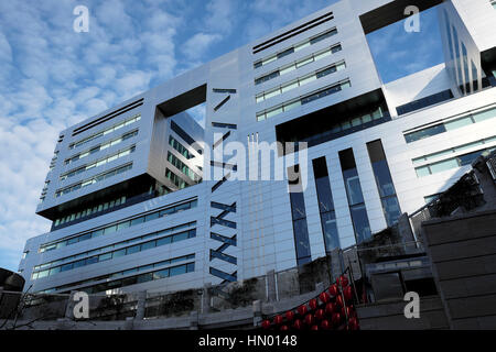 5 Broadgate, Broadgate Circle, office building designed by Ken Shuttleworth of Make Architects in the City of London UK   KATHY DEWITT Stock Photo