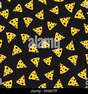 Cheese pattern. Stock Vector