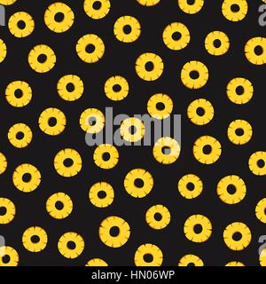 Pineapple pattern Stock Vector