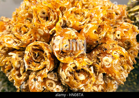 Closeup of delicious arabic sweets. Dubai, United Arab Emirates Stock Photo
