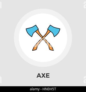 Axe Icon Vector. Flat icon isolated on the white background. Editable EPS file. Vector illustration. Stock Vector
