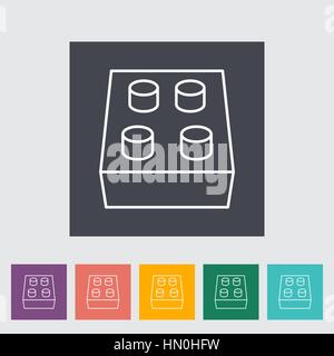 Bicycle thin line flat vector related icon set for web and mobile applications. It can be used as - logo, pictogram, icon, infographic element. Vector Stock Vector