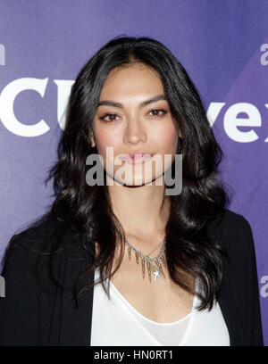 Florence Faivre arrives at the NBCUniversal Press Tour at the 2015 TCAs ...