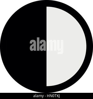 Contrast icon Stock Vector