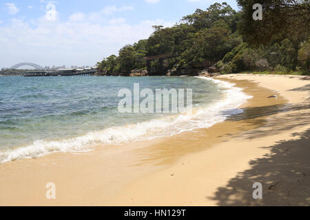 Athol Beach, Athol Bay, Mosman on Sydney harbour. Stock Photo