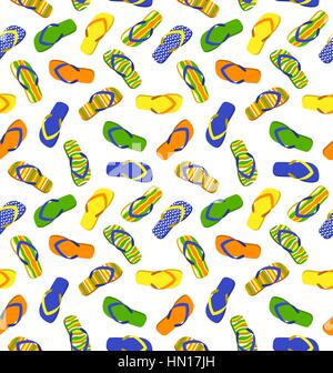 Flip flops pattern Stock Vector Image & Art - Alamy