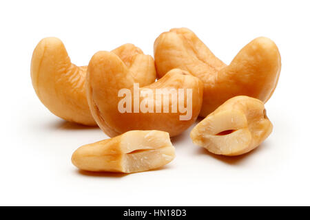 Cashew nut isolated on white background Stock Photo