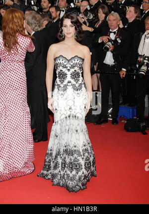 Lana Del Rey attends the premiere for the film, 'The Great Gatsby' at the 66th Cannes Film Festival in Cannes, France on May 15, 2013. Photo by Francis Specker Stock Photo