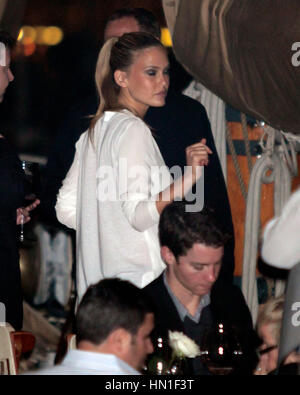 Bar Refaeli at a partry on a yacht in Cannes, France on May 17, 2011. Photo by Francis Specker Stock Photo