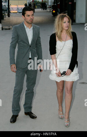 Dominic Cooper and Ludivine Sagnier at the docks in Cannes, France on May 19, 2010. Photo by Francis Specker Stock Photo