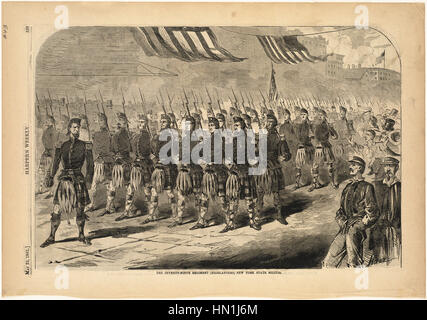 Winslow Homer -   The Seventy-Ninth Regiment (Highlanders) New York State Militia Stock Photo