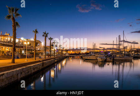 Alicante is a port city on Spain’s south-eastern Costa Blanca, and the capital of the Alicante province Stock Photo