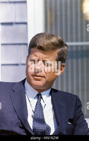 JOHN F. KENNEDY (1917-1963) during a CBS TV interview 2 September 1963.